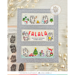 Mama Elephant LITTLE WOLF AGENDA SET Clear Stamp + CUTS
