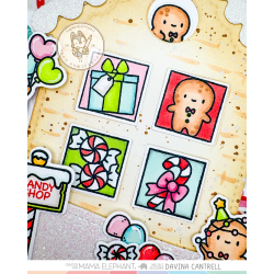 Mama Elephant LIL HOLIDAY ICON DOCKET Clear Stamp
