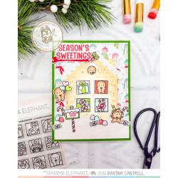 Mama Elephant LIL HOLIDAY ICON DOCKET Clear Stamp