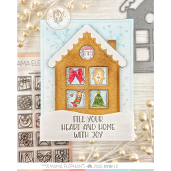 Mama Elephant LIL HOLIDAY ICON DOCKET Clear Stamp