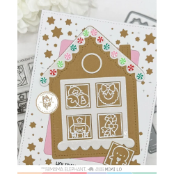 Mama Elephant LIL HOLIDAY ICON DOCKET Clear Stamp