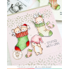 Mama Elephant KNITTED STOCKINGS SET Clear Stamp + CUTS