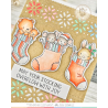 Mama Elephant KNITTED STOCKINGS SET Clear Stamp + CUTS