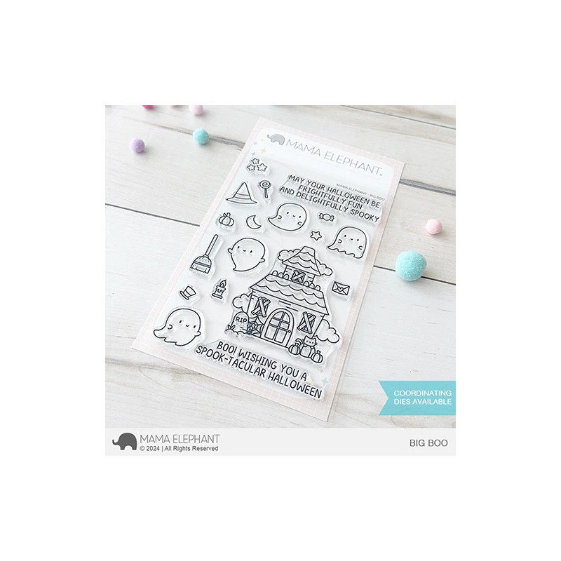 Mama Elephant BIG BOO CREATIVE Clear Stamps