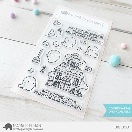 Mama Elephant BIG BOO CREATIVE Clear Stamps