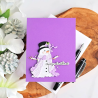 Spellbinders Christmas Blush Etched Dies Sweet Snowman by Frank Garcia