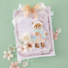 Spellbinders Christmas Blush Etched Dies Bundled Up Winter Bear by Frank Garcia