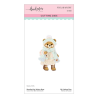 Spellbinders Christmas Blush Etched Dies Bundled Up Winter Bear by Frank Garcia