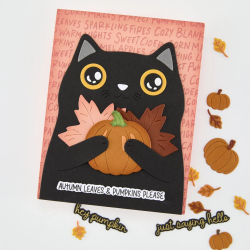 HERO ARTS Cozy Season Die Set Kitty Squeezer