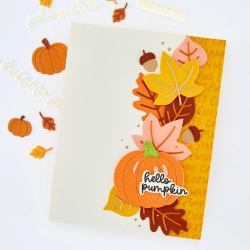 Hero Arts Cozy Season Cling Stamp Cozy Vibes