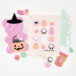 HERO ARTS Beary Sweet Holiday Die Set Candy Kebob Halloween Add On by Carly Tee