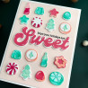 HERO ARTS Beary Sweet Holiday Die Set Candy Kebob Christmas Add On by Carly Tee