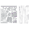 Thinlits 2D Texture Fades +Thinlits Die Vault Side-Order Laboratory (1+14pcs) by Tim Holtz