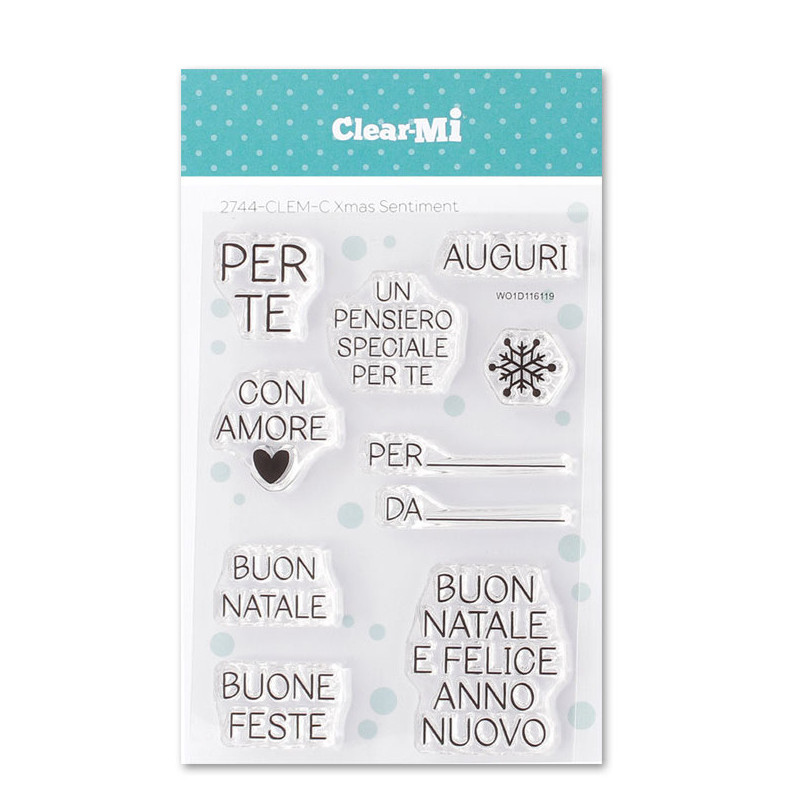 Timbro Clear-Mi 2744-CLEM-C XMas Sentiment