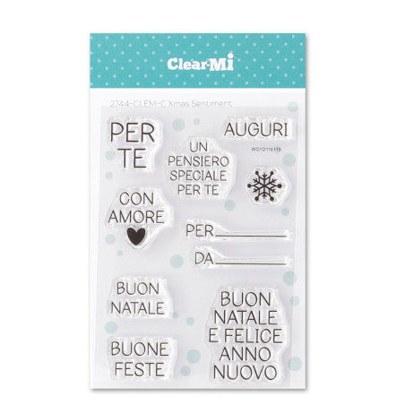 Timbro Clear-Mi 2744-CLEM-C XMas Sentiment