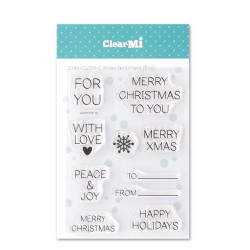 Timbro Clear-Mi 2745-CLEM-C XMas Sentiment ENG