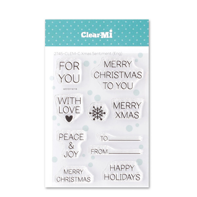 Timbro Clear-Mi 2745-CLEM-C XMas Sentiment ENG