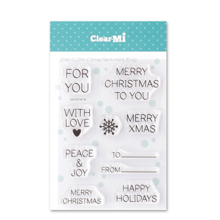 Timbro Clear-Mi 2745-CLEM-C XMas Sentiment ENG