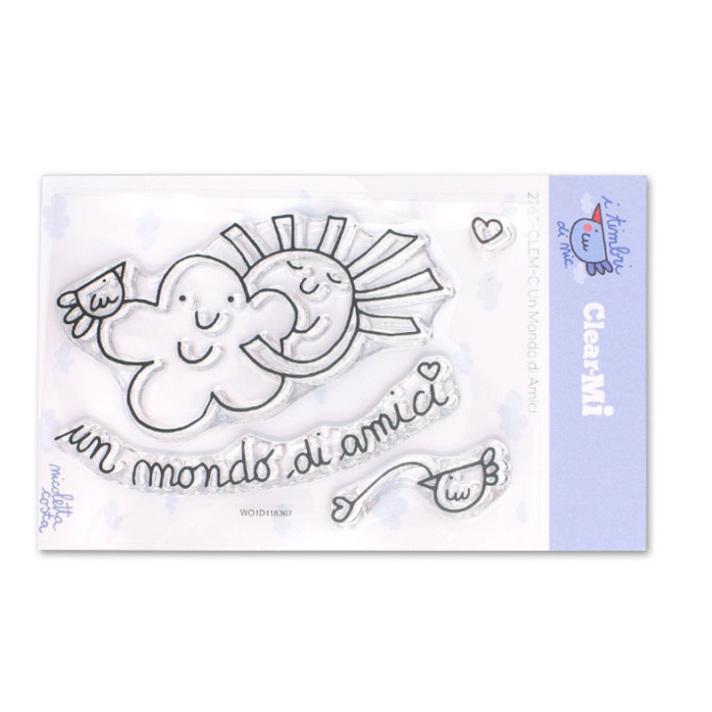 Timbro Clear-Mi 2765-CLEM-C Un mondo di amici