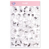 Timbro Clear-Mi 2767-CLEM-E Alfabeto Gatto