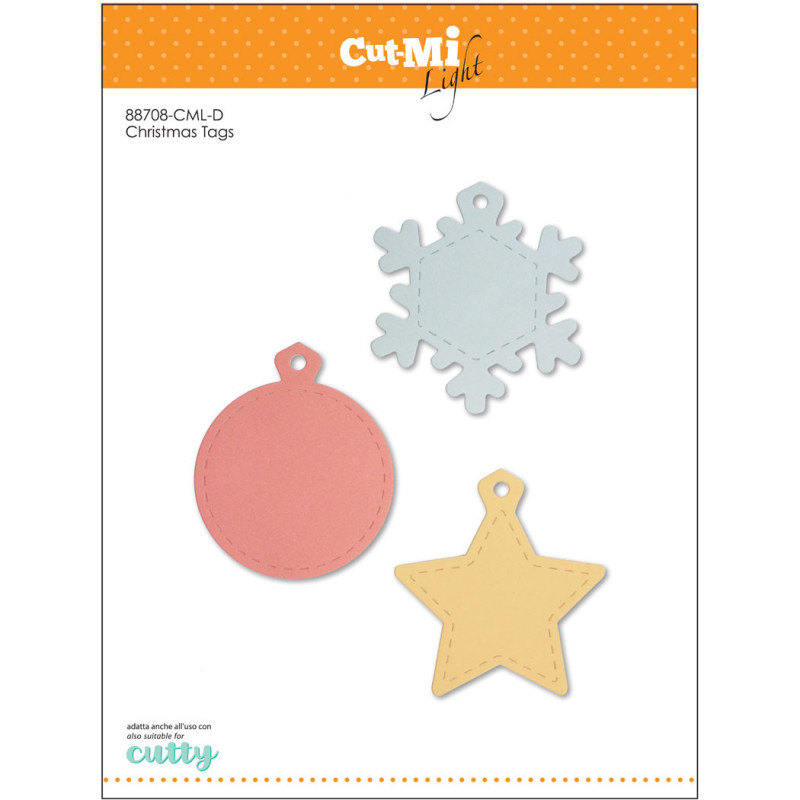 Fustelle Cut-Mi 88708-CML-D Christmas Tags