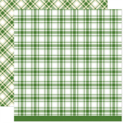 LAWN FAWN Let It Shine Holiday Plaids Paper Pack 30x30m CON FOIL ORO