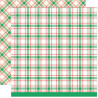 LAWN FAWN Let It Shine Holiday Plaids Paper Pack 30x30m CON FOIL ORO