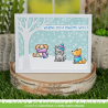 LAWN FAWN Cozy Dogs SET timbro+fustelle