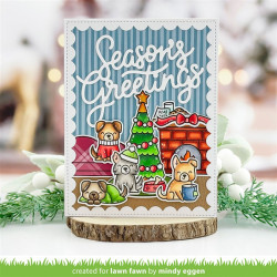 LAWN FAWN Cozy Dogs Clear Stamps