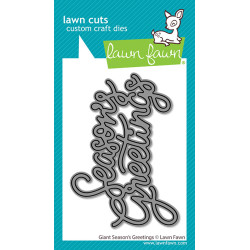 LAWN FAWN Giant Season's Greetings Dies