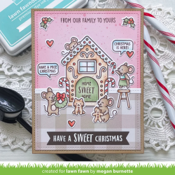 LAWN FAWN Gingerbread House SET timbro+fustelle
