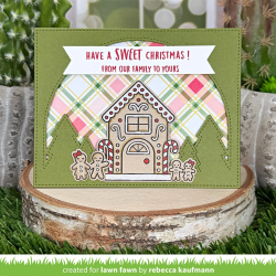 LAWN FAWN Gingerbread House Clear Stamps