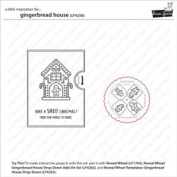 LAWN FAWN Gingerbread House Clear Stamps