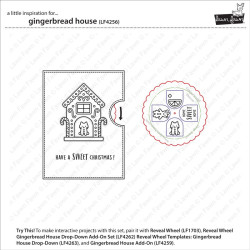 LAWN FAWN Gingerbread House Clear Stamps