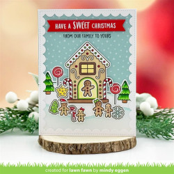 LAWN FAWN Gingerbread House Clear Stamps