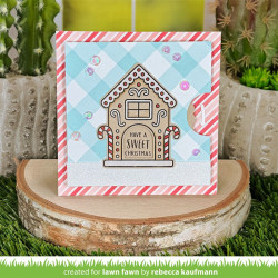 LAWN FAWN Gingerbread House Clear Stamps