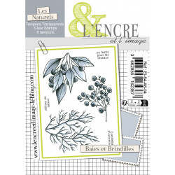 L'Encre et l'Image Winter Berries Clear Stamp