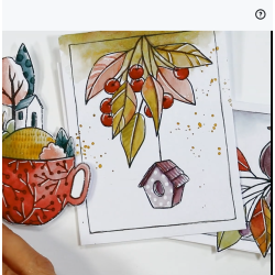 L'Encre et l'Image Winter Berries Clear Stamp
