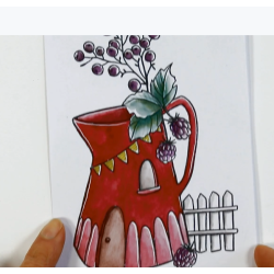 L'Encre et l'Image The House of Flowers Clear Stamp