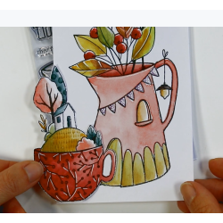 L'Encre et l'Image The House of Flowers Clear Stamp