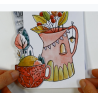 L'Encre et l'Image The House of Flowers Clear Stamp