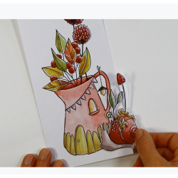 L'Encre et l'Image The House of Flowers Clear Stamp