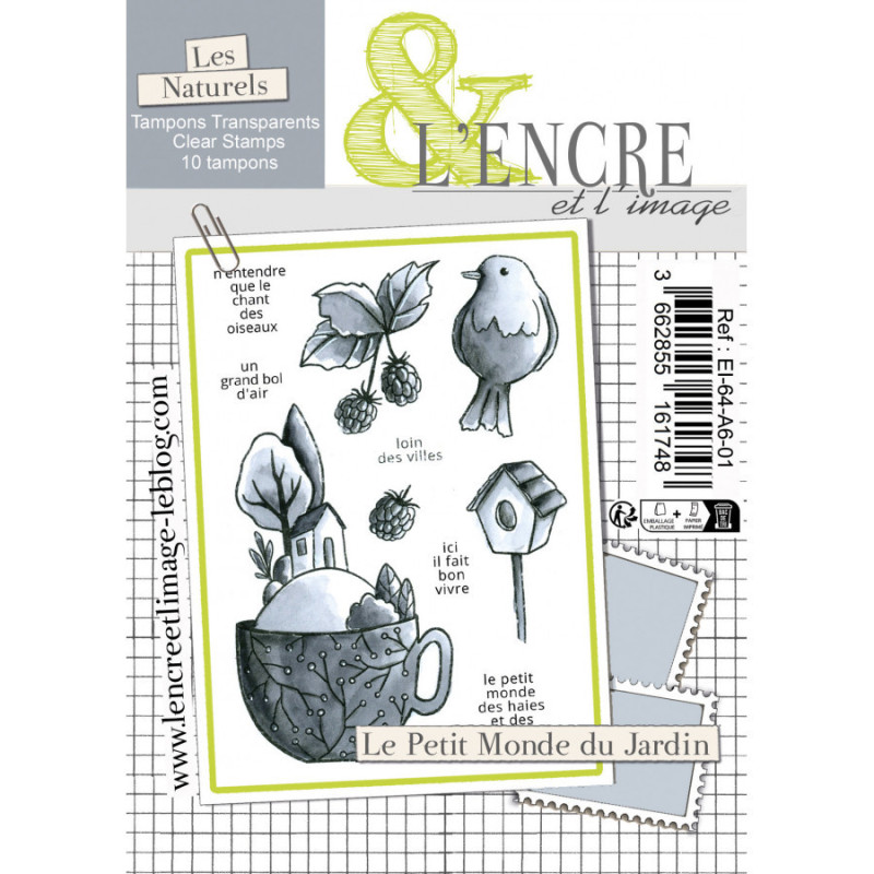 L'Encre et l'Image The Little World of the Garden Clear Stamp
