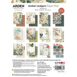 ARDEN Creative Studio Amber Ledgers Paper Pad 15x20cm by Katie Pertiet