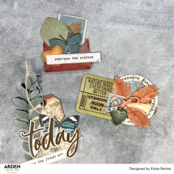 ARDEN Creative Studio Amber Ledgers Paper Pad 30x30cm by Katie Pertiet