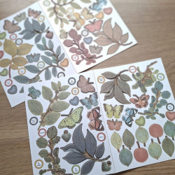 ARDEN Creative Studio Amber Ledgers Foliage Laser Cuts (85pcs) by Katie Pertiet