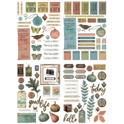 ARDEN Creative Studio Amber Ledgers Foliage Laser Cuts (85pcs) by Katie Pertiet