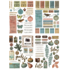 ARDEN Creative Studio Amber Ledgers Foliage Laser Cuts (85pcs) by Katie Pertiet