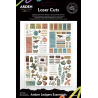 ARDEN Creative Studio Amber Ledgers Foliage Laser Cuts (85pcs) by Katie Pertiet