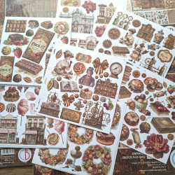 Ciao Bella Chocolate Wanderlust Fussy Cut Pad 15x15cm